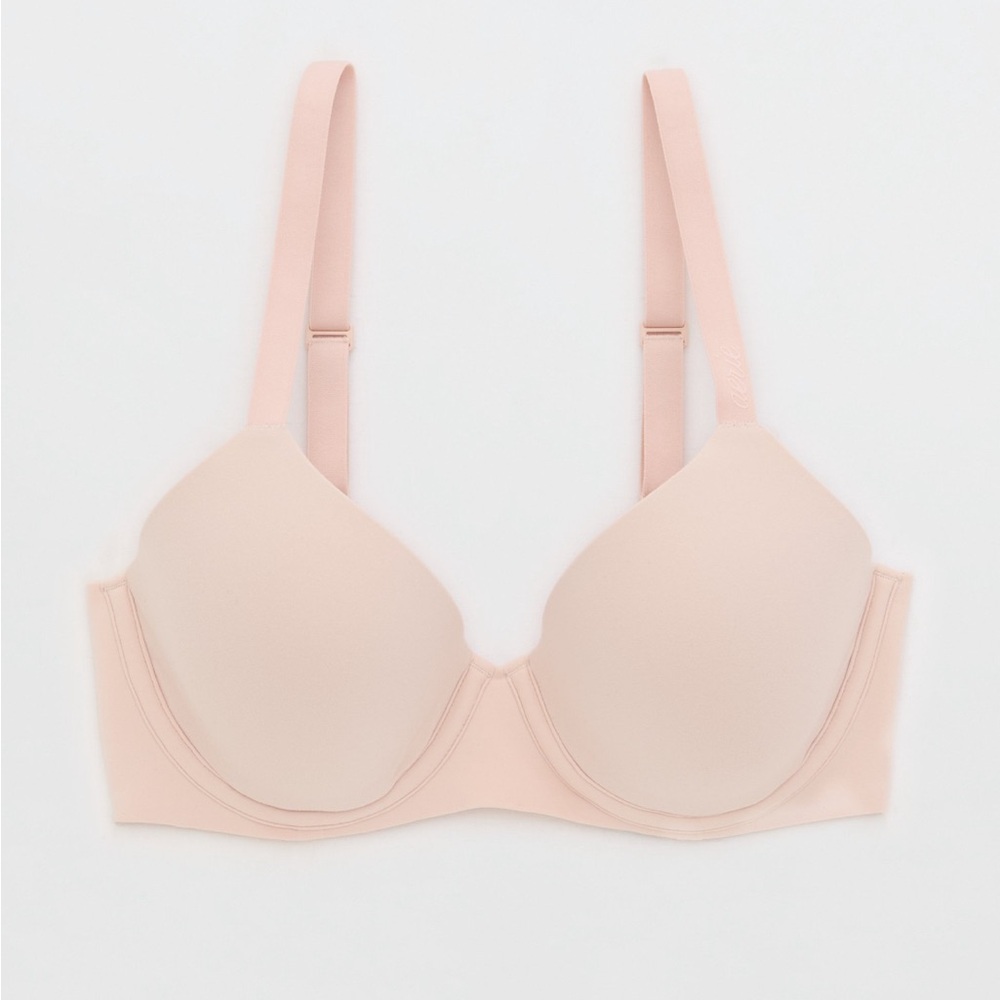 aerie Light Pink Smooth T-Shirt Bra